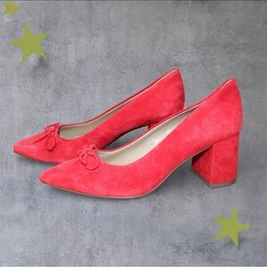 90's Ann Taylor Suede Heel Pumps